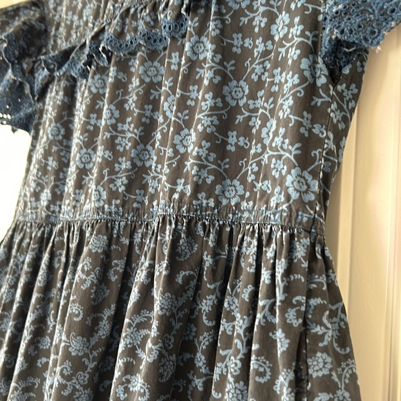 Ulla Johnson Leonie Floral Print Tiered Ruffle Dress w Pockets +MEASUREMENTS 2 - Picture 14 of 15